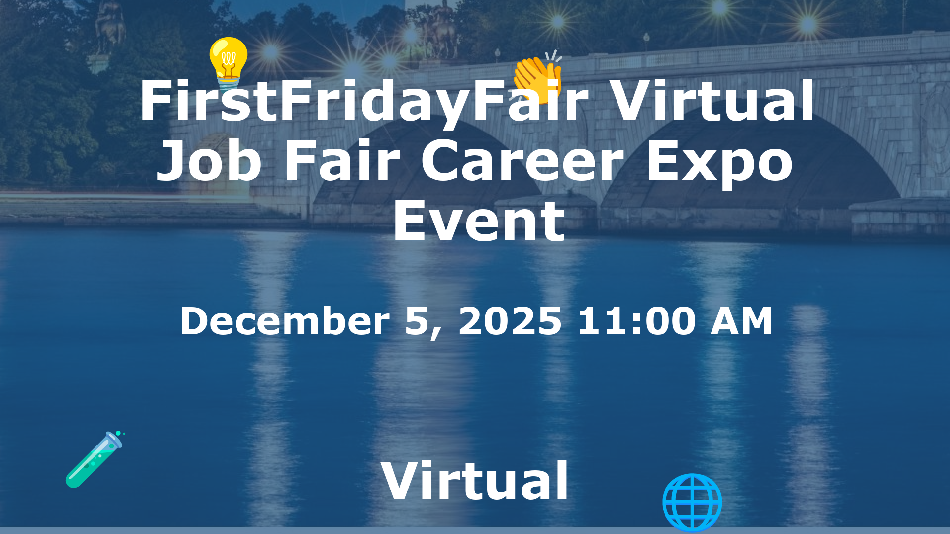 FirstFridayFair Virtual Job Fair Career Expo Event event image